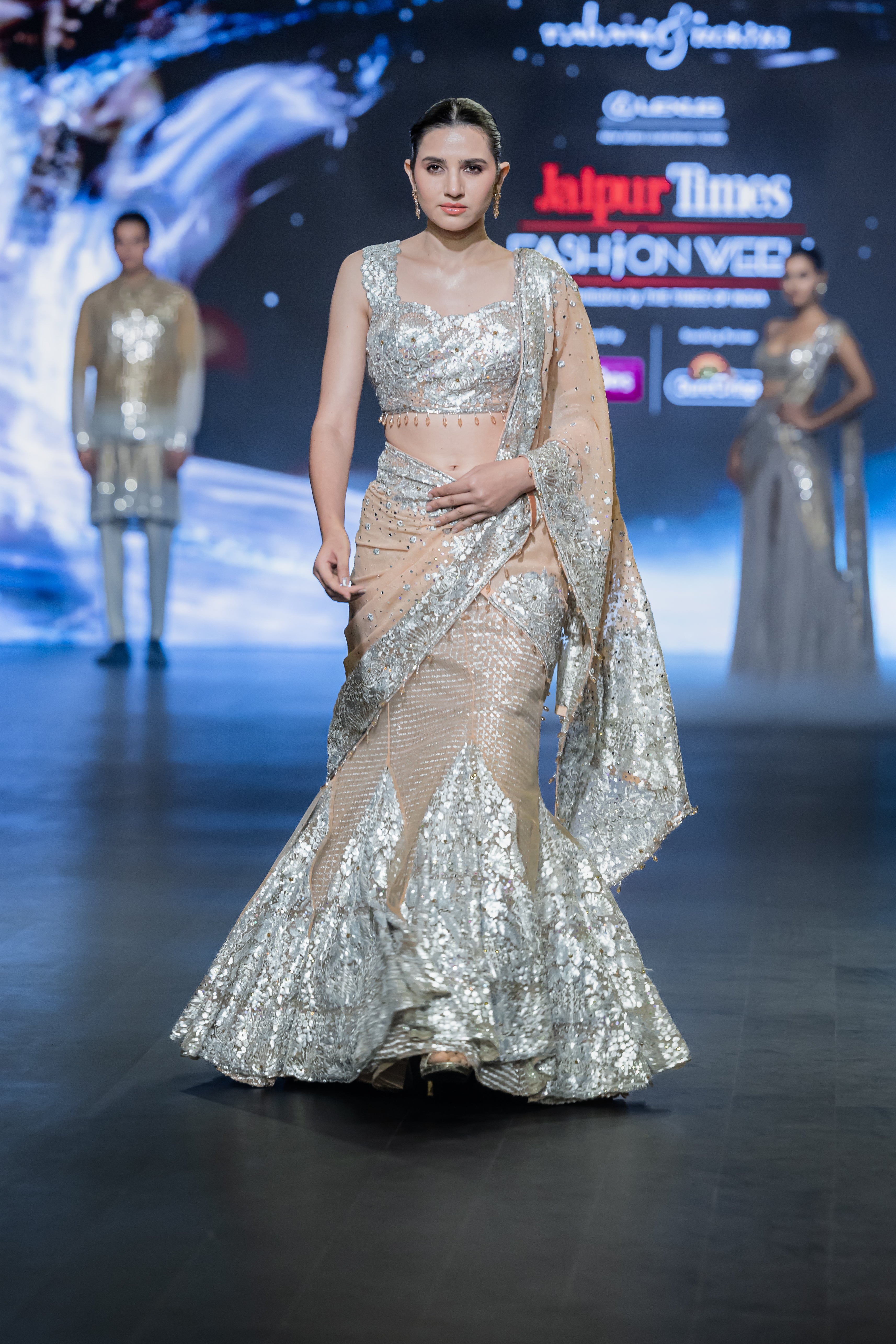 SKIN LEHENGA SAREE
