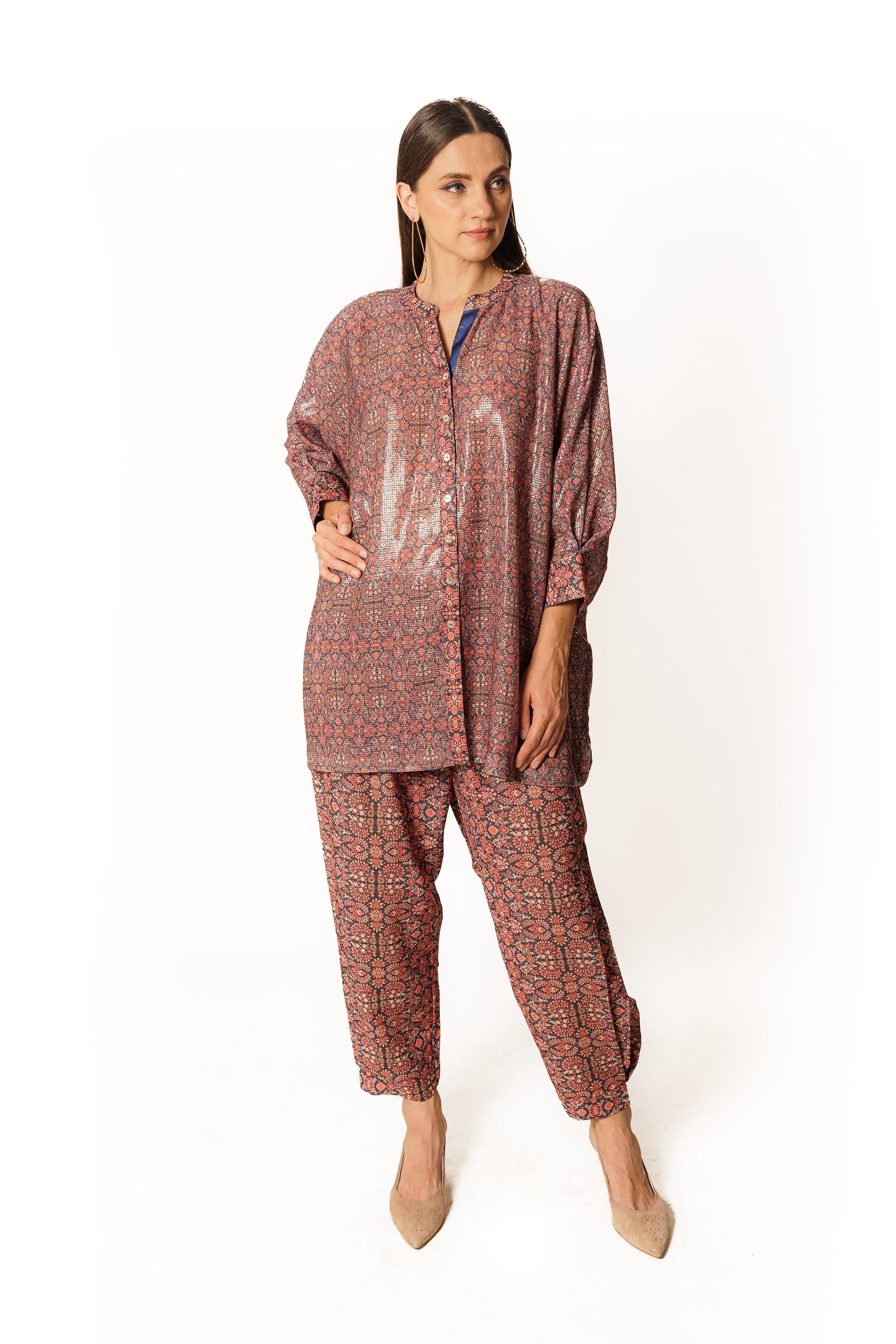 Sairaa purple co-ord set