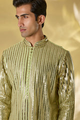 LIME GREEN GOREGTTE KURTA W