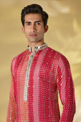 BLUSH PINK ORGANZA THREAD+ SEQUIN