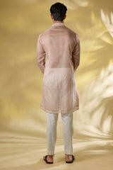 BLUSH PINK ORGANZA FRONT THREAD+