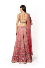 ROSE PINK NADIA LEHENGA SET