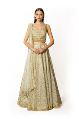 NADIA IVORY LEHENGA SET