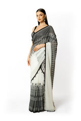 SAIRAA IVORY SARI SET