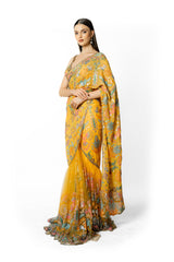SAIRAA YELLOW SARI SET