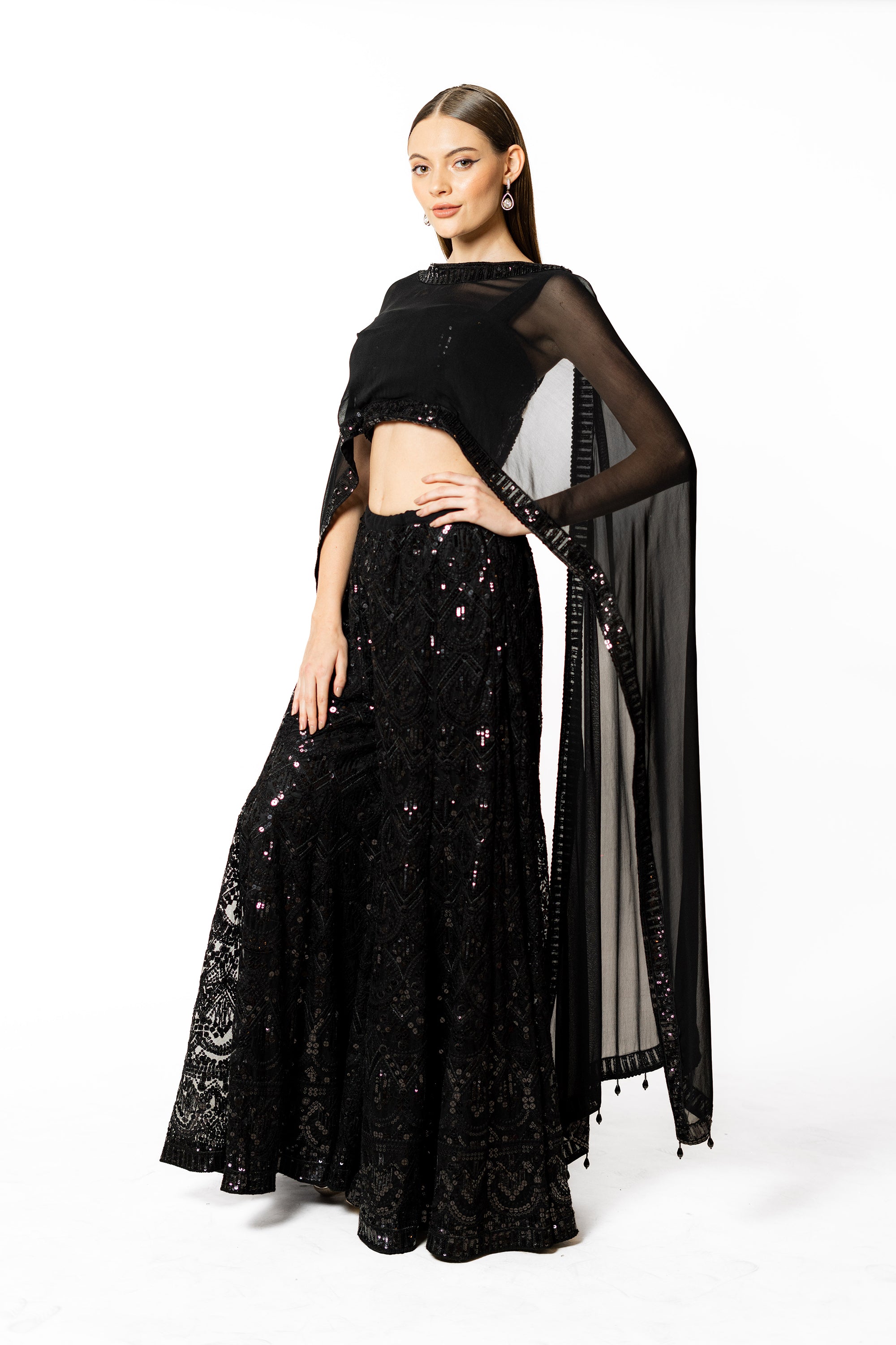 ADHA BLACK CAPE SET