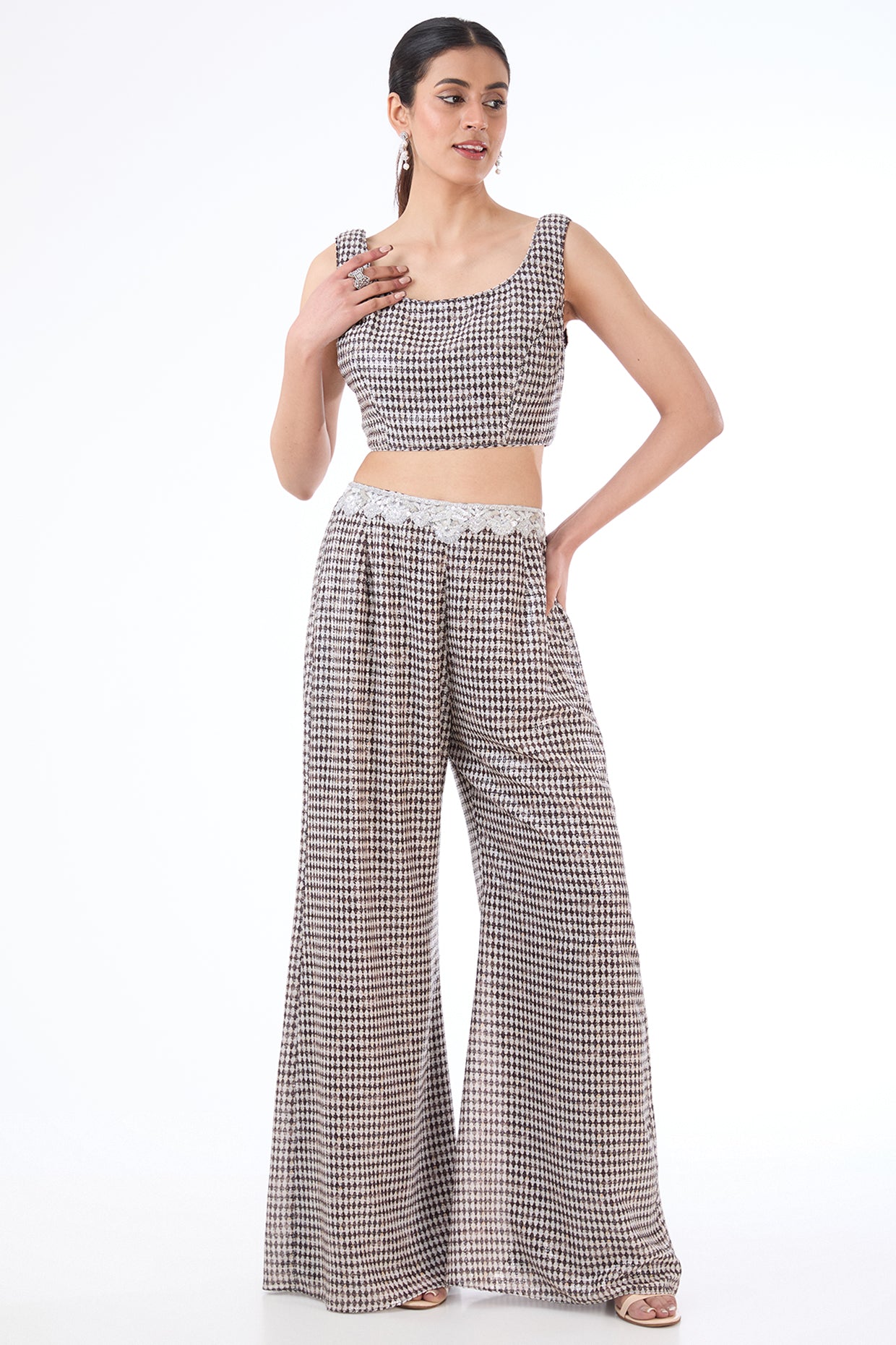 Adha printed cape set