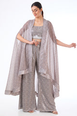 Rabia printed jacket set