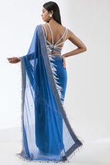 BLUE PEARL BUST NABIA SARI SET