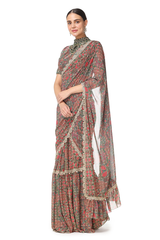 Rrhea Stitch Sari Set