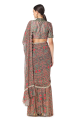 Rrhea Stitch Sari Set