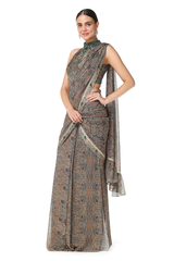 Rrhea Stitch Sari Set