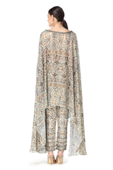 Lana Cape Kurta with Straight Pant