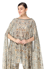 Lana Cape Kurta with Straight Pant