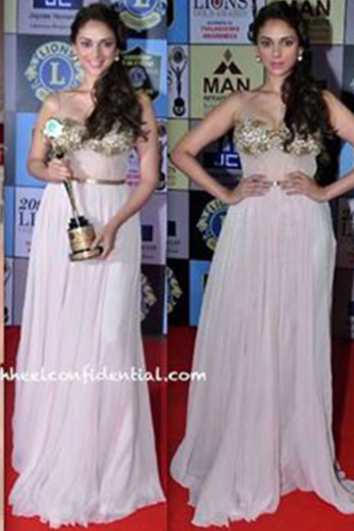 Aditi Rao Hydari In Chiffon Gown