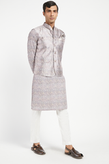 MENS KURTA BUNDI WITH CHURIDAR SET