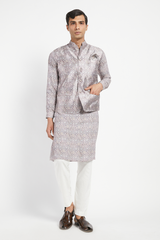 MENS KURTA BUNDI WITH CHURIDAR SET