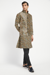 MENS KURTA BUNDI WITH CHURIDAR SET