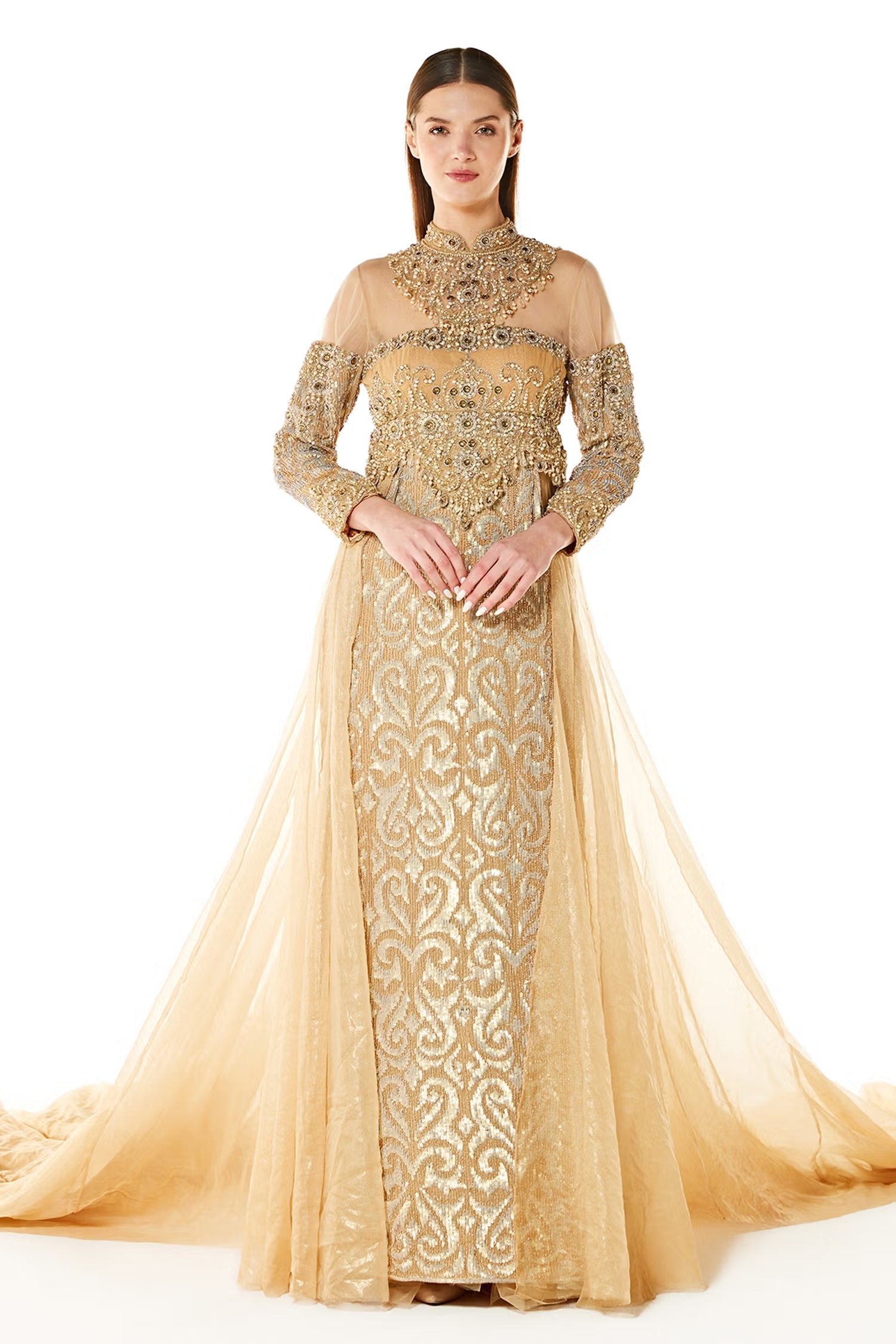 Gold Reception gown