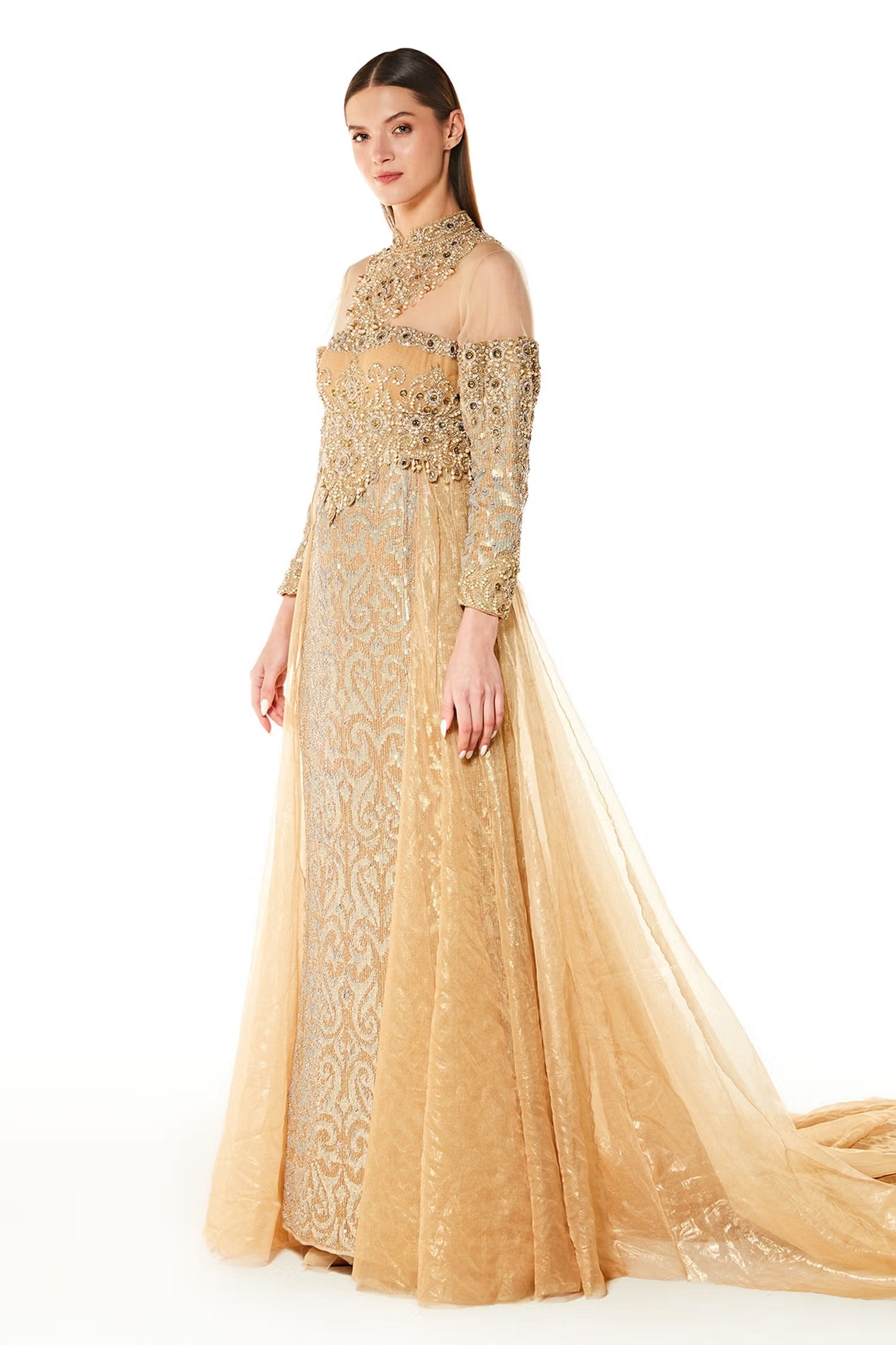 Gold Reception gown