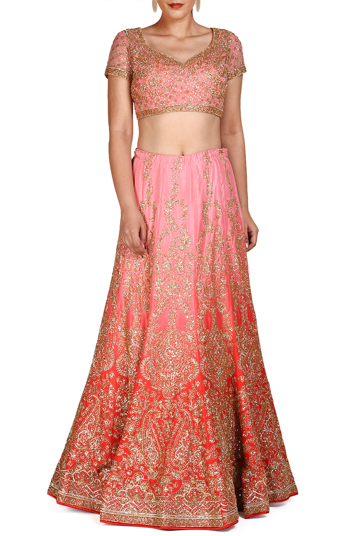 ADHA LEHENGA SET