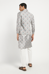 MENS KURTA BUNDI WITH CHURIDAR SET