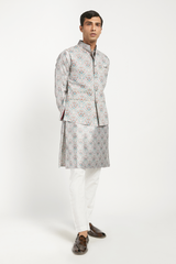 MENS KURTA BUNDI WITH CHURIDAR SET