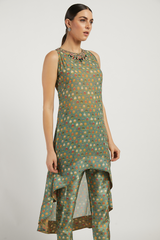 Green Dalia Kurta Set With Butti Work