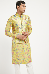 MENS KURTA BUNDI WITH CHURIDAR SET
