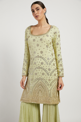 Sage Green Ayat Kurta Set