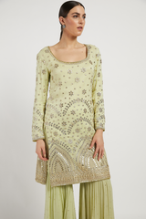 Sage Green Ayat Kurta Set