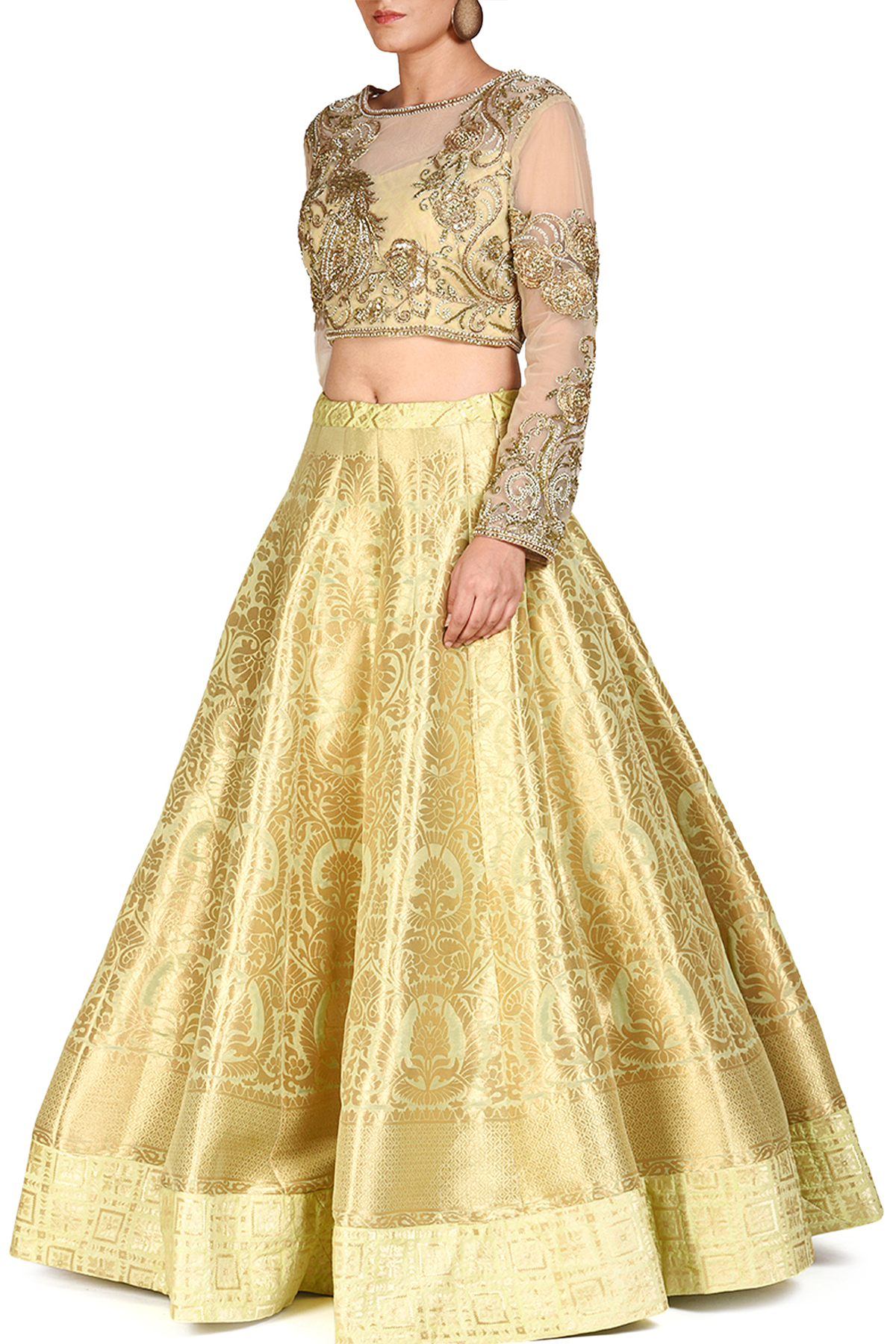 ADHA LEHENGA SET