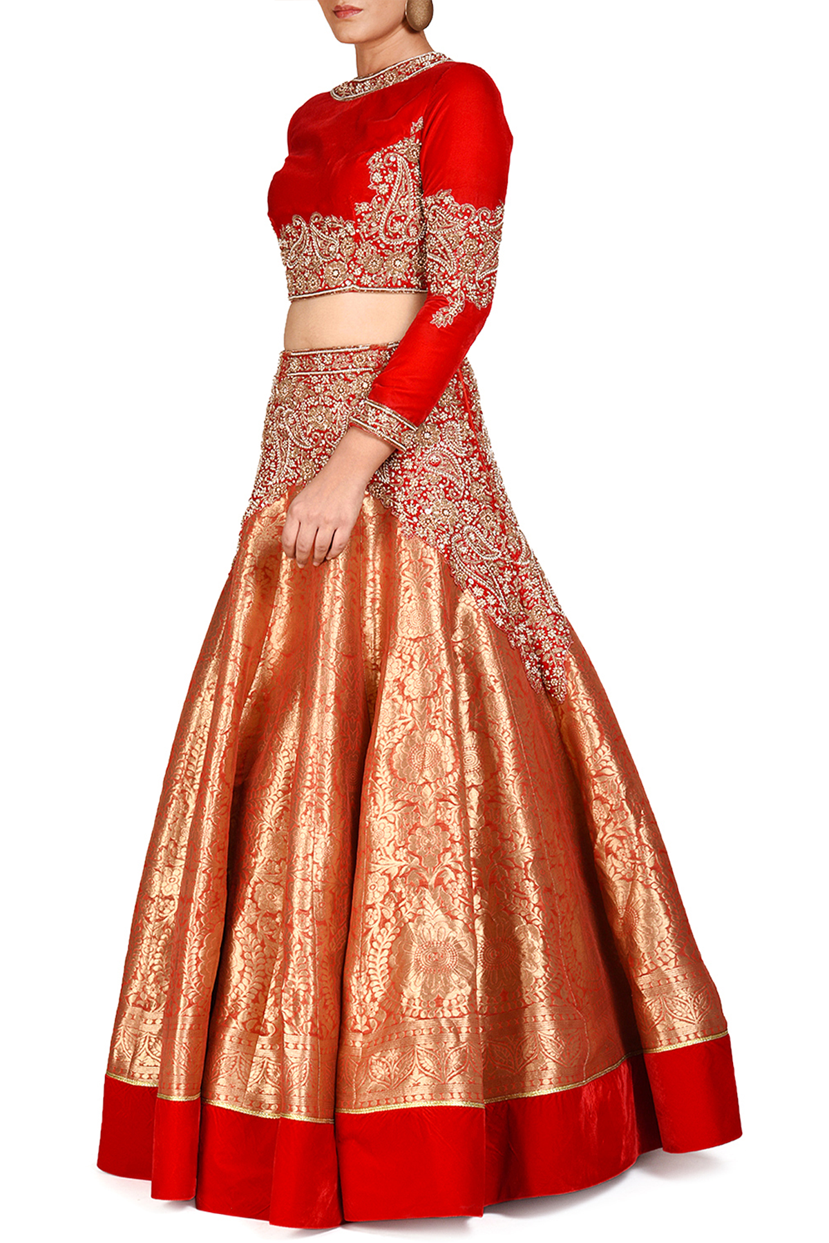 ADHA LEHENGA SET