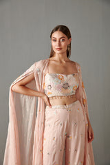 Blush Pink Cape Set