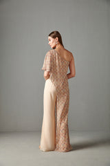 GREEN GEORGETTE SAIRAA PRE-STITCHED SAREE