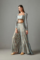 Aqua Blue Jacket Set