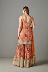 Multi-Color Bandani Kurta Set