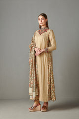 Gold Embellished Suit Set