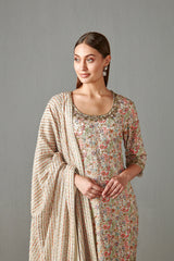 Ivory Embellished Gharara Set