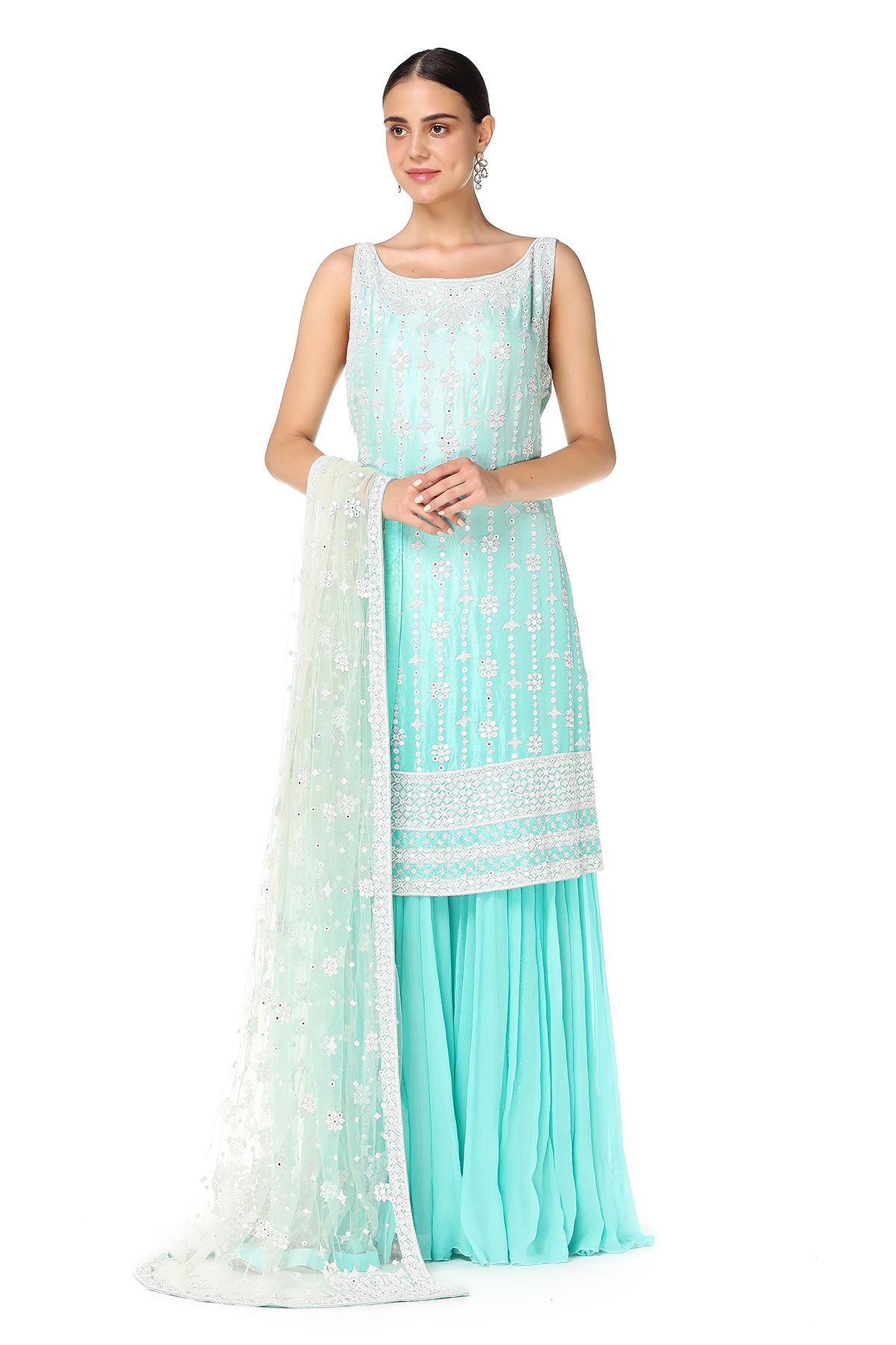 Ayat Kurta With Sharara Set