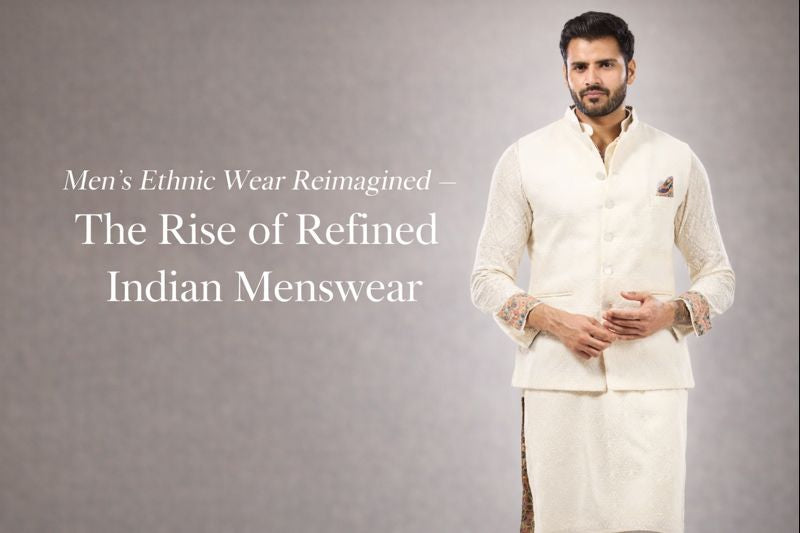 Men’s Ethnic Wear Reimagined – The Rise of Refined Indian Menswear