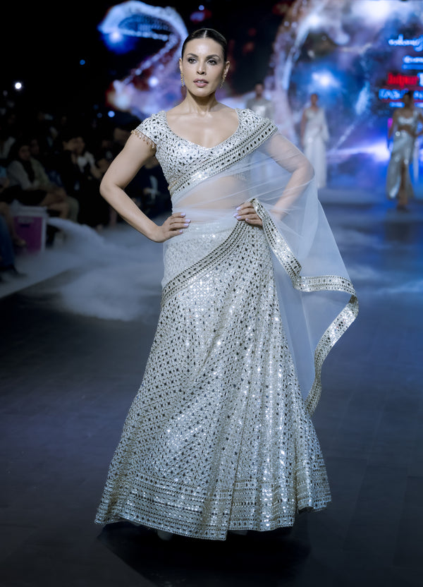 MIRROR LEHNGA SET