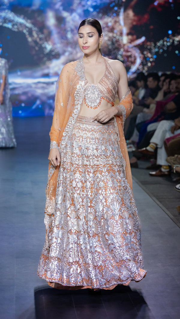 ORANGE LEHNGA SET