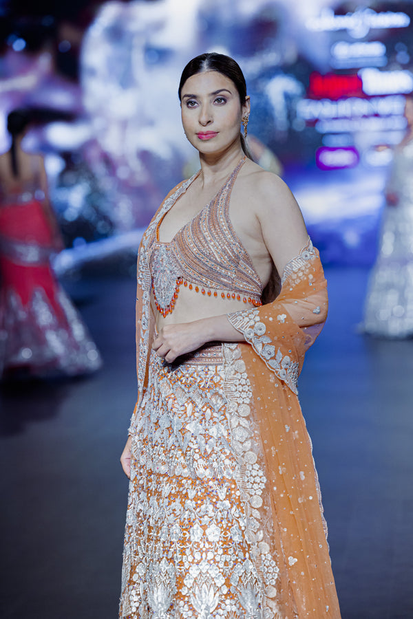ORANGE LEHNGA SET
