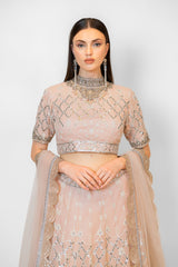 Blush Gota Patti Georgette NADIA LEHENGA SET