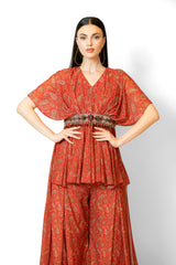 Cape sets with pants