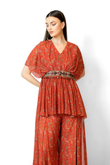 Cape sets with pants
