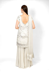 white anarkali kurtas online shopping