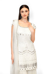 white anarkali kurtas online shopping