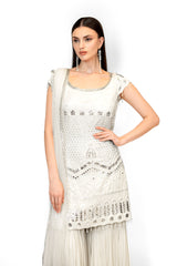 white anarkali kurtas online shopping